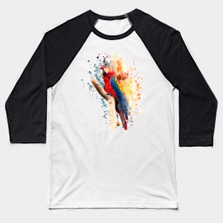 Macaw Painting Baseball T-Shirt